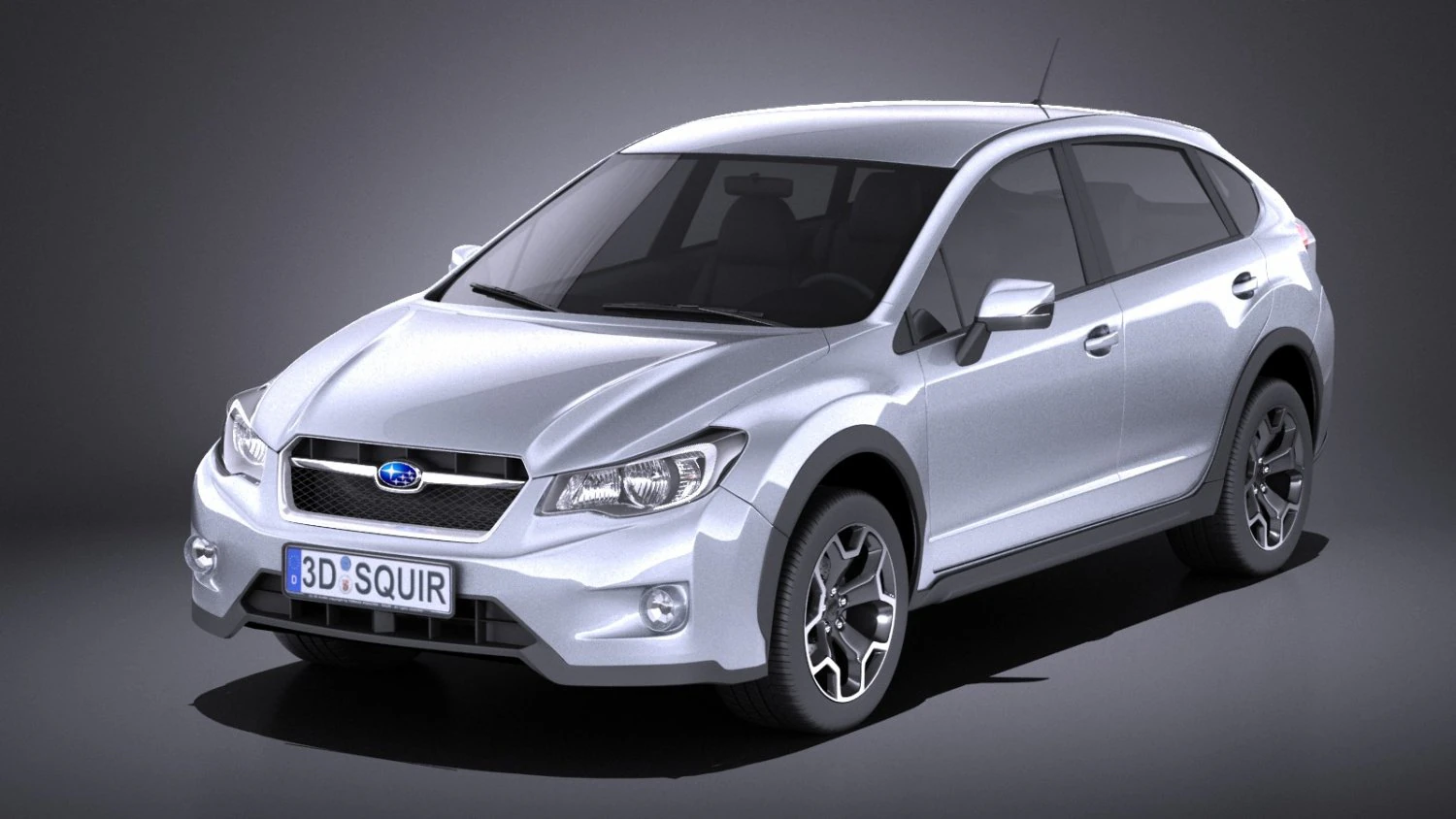 Subaru Impreza XV Crosstrek 2015 vray 3D Model .c4d .max .obj .3ds .fbx .stl .blend