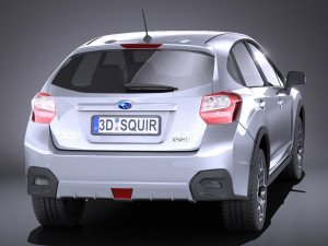 Subaru Impreza XV Crosstrek 2015 vray 3D 모델