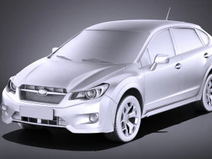 Subaru Impreza XV Crosstrek 2015 vray 3D Model
