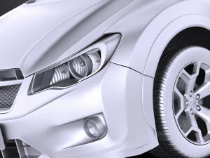 Subaru Impreza XV Crosstrek 2015 vray 3D Model