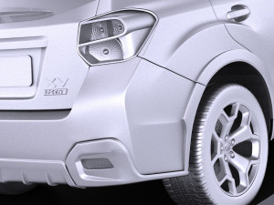 Subaru Impreza XV Crosstrek 2015 vray 3D 모델