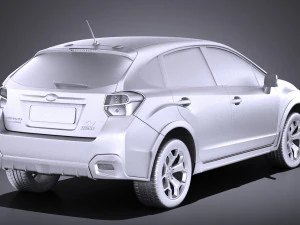 Subaru Impreza XV Crosstrek 2015 vray 3D Model