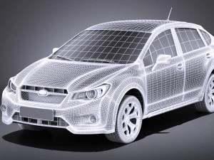 Subaru Impreza XV Crosstrek 2015 vray 3D Model