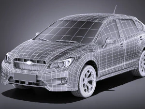 Subaru Impreza XV Crosstrek 2015 vray 3D Model