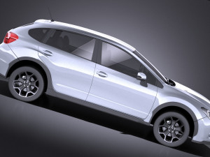 Subaru Impreza XV Crosstrek 2015 vray 3D Model