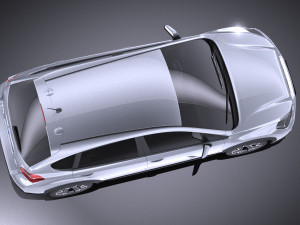 Subaru Impreza XV Crosstrek 2015 vray 3D Model