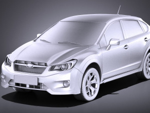 Subaru Impreza XV Crosstrek 2015 vray 3D Model