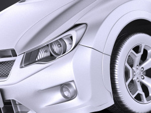 Subaru Impreza XV Crosstrek 2015 vray 3D Model
