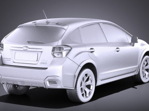 Subaru Impreza XV Crosstrek 2015 vray 3D Model
