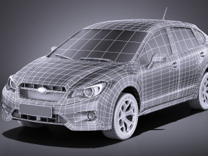 Subaru Impreza XV Crosstrek 2015 vray 3D Model
