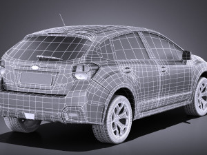 Subaru Impreza XV Crosstrek 2015 vray 3D Model