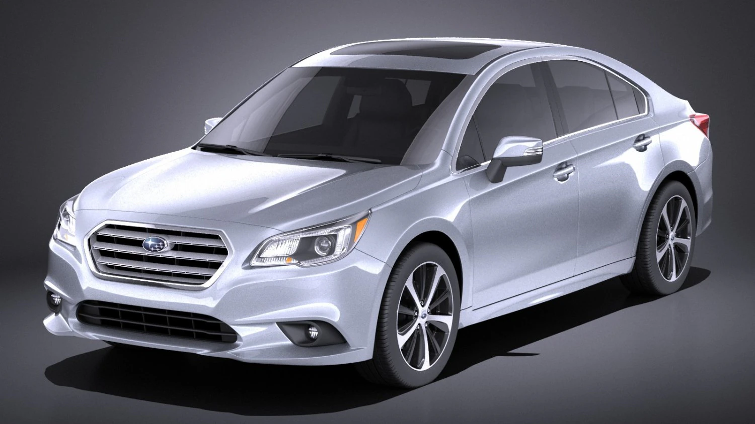 Subaru Legacy 2017 vray 3D Model .c4d .max .obj .3ds .fbx .stl .blend