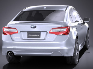 Subaru Legacy 2017 vray 3D Model