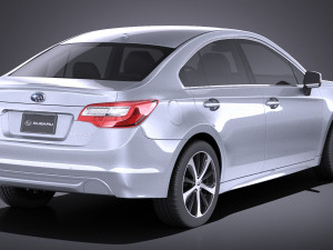 Subaru Legacy 2017 vray 3D Model