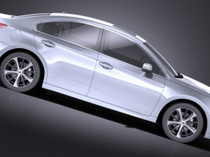 Subaru Legacy 2017 vray 3D Model