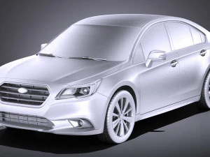 Subaru Legacy 2017 vray 3D Model
