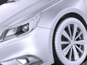 Subaru Legacy 2017 vray 3D Model