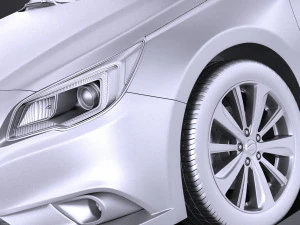 Subaru Legacy 2017 vray 3D Model