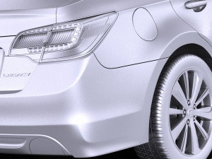Subaru Legacy 2017 vray 3D Model