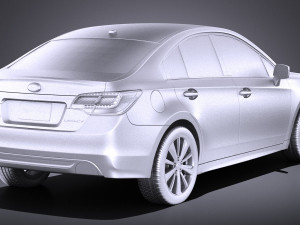 Subaru Legacy 2017 vray 3D Model