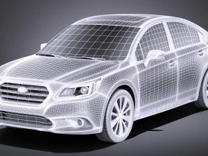 Subaru Legacy 2017 vray 3D Model