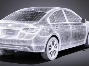 Subaru Legacy 2017 vray 3D Model
