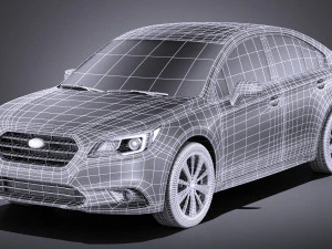 Subaru Legacy 2017 vray 3D Model