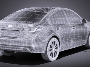 Subaru Legacy 2017 vray 3D Model