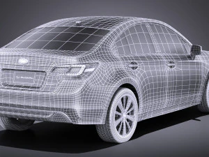 Subaru Legacy 2017 vray 3D Model