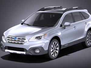 Subaru Outback 2017 vray 3D Model