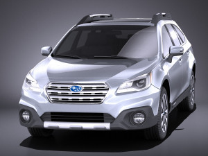 Subaru Outback 2017 vray 3D Model
