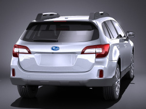 Subaru Outback 2017 vray 3D Model