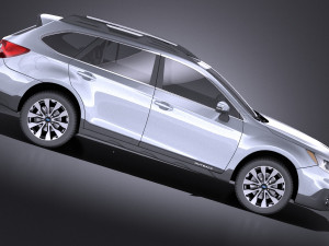 Subaru Outback 2017 vray 3D Model