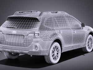 Subaru Outback 2017 vray 3D Model