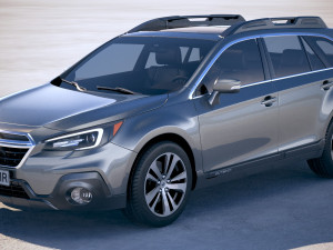 subaru outback 2018 3D Model