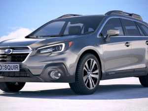Subaru Outback 2018 3D Model