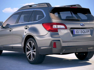 Subaru Outback 2018 3D Model