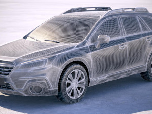 Subaru Outback 2018 3D Модель