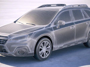 Subaru Outback 2018 3D Model
