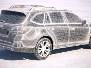 Subaru Outback 2018 3D Модель