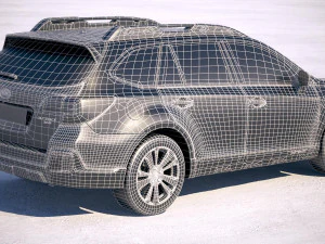 Subaru Outback 2018 3D Model