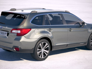 Subaru Outback EU 2019 3D Model
