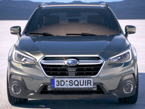 Subaru Outback EU 2019 3D Model