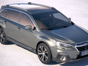 Subaru Outback EU 2019 3D Model