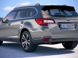 Subaru Outback EU 2019 3D Model
