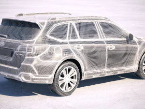 Subaru Outback EU 2019 3D Model