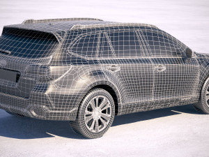 Subaru Outback EU 2019 3D Model