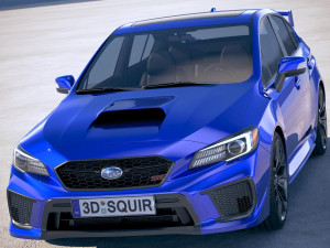 Subaru WRX STI 2018 Modello 3D