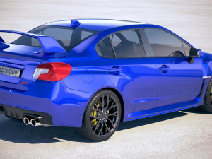 Subaru WRX STI 2018 Modello 3D