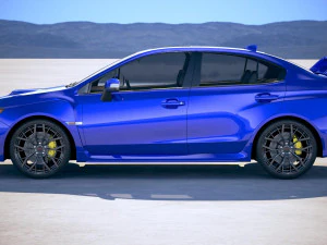 Subaru WRX STI 2018 3D Model